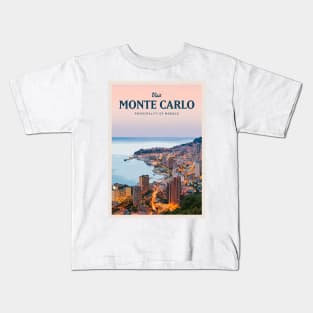 Visit Monte Carlo Kids T-Shirt